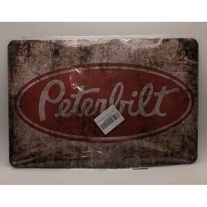 Peterbilt-Steel‎ Decor Sign 12x8